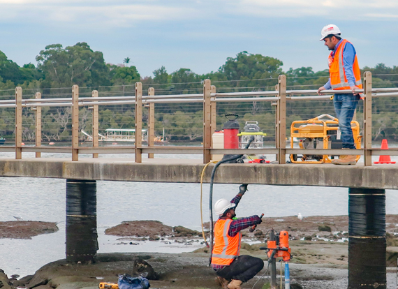 Inspection & Testing Concrete testing Core sampling