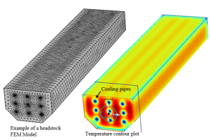 cooling pipe systems for concrete in infrastructure